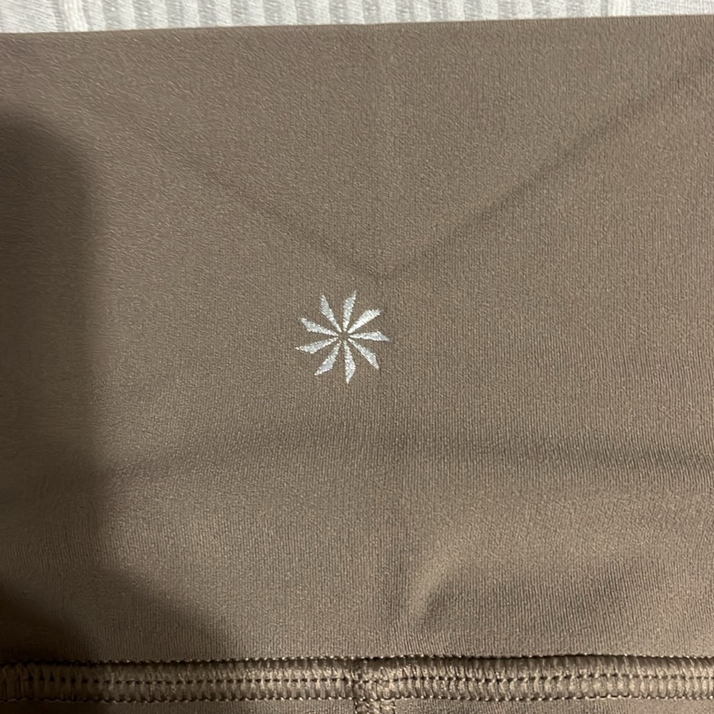 Athleta Taupe High-Waisted Leggings - Picture 4 of 4